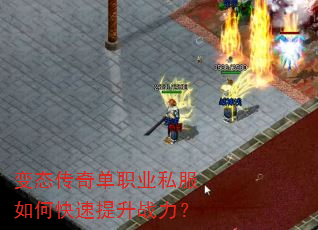 变态传奇单职业私服如何快速提升战力? 变态传奇单职业私服如何快速提升战力?