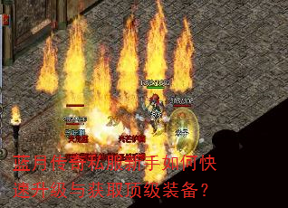 蓝月传奇私服新手如何快速升级与获取顶级装备? 蓝月传奇私服新手如何快速升级与获取顶级装备?