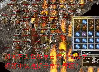 如何在无任务复古传奇私服手机版中快速提升角色等级? 如何在无任务复古传奇私服手机版中快速提升角色等级?