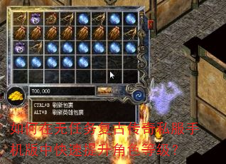 如何在无任务复古传奇私服手机版中快速提升角色等级? 如何在无任务复古传奇私服手机版中快速提升角色等级?
