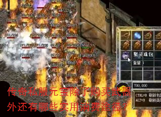 传奇私服元宝除了购买武器外还有哪些实用消费途径? 传奇私服元宝除了购买武器外还有哪些实用消费途径?