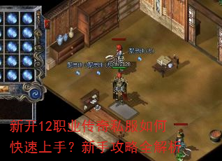 新开12职业传奇私服如何快速上手?新手攻略全解析 新开12职业传奇私服如何快速上手?新手攻略全解析
