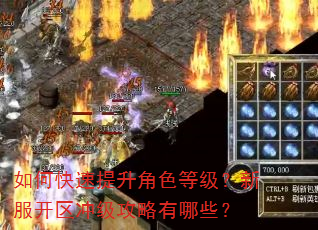 如何快速提升角色等级?新服开区冲级攻略有哪些? 如何快速提升角色等级?新服开区冲级攻略有哪些?