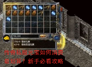 传奇私服元宝如何消费最划算?新手必看攻略 传奇私服元宝如何消费最划算?新手必看攻略