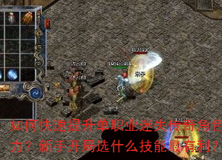 如何快速提升单职业迷失传奇角色战力?新手开局选什么技能最有利? 如何快速提升单职业迷失传奇角色战力?新手开局选什么技能最有利?