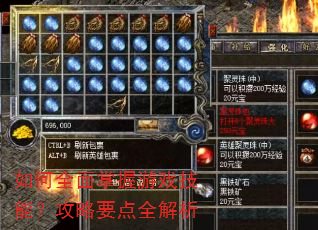 如何全面掌握游戏技能?攻略要点全解析 如何全面掌握游戏技能?攻略要点全解析