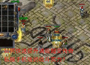 如何快速提升满级超变传奇私服手机版的战斗实力? 如何快速提升满级超变传奇私服手机版的战斗实力?