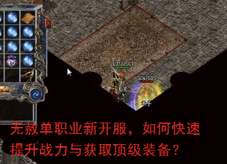 无赦单职业新开服,如何快速提升战力与获取顶级装备? 无赦单职业新开服,如何快速提升战力与获取顶级装备?