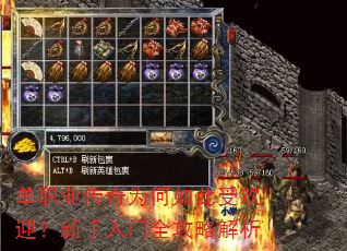 单职业传奇为何如此受欢迎?新手入门全攻略解析 单职业传奇为何如此受欢迎?新手入门全攻略解析