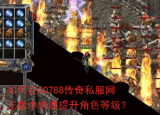 如何在40788传奇私服网正版中快速提升角色等级? 如何在40788传奇私服网正版中快速提升角色等级?