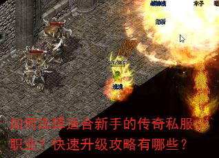 如何选择适合新手的传奇私服职业?快速升级攻略有哪些? 如何选择适合新手的传奇私服职业?快速升级攻略有哪些?
