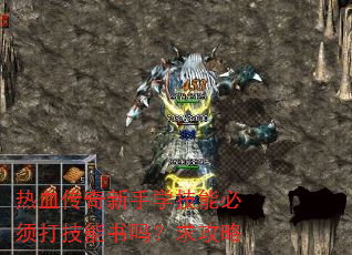 热血传奇新手学技能必须打技能书吗?求攻略 热血传奇新手学技能必须打技能书吗?求攻略