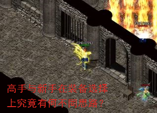 高手与新手在装备选择上究竟有何不同思路? 高手与新手在装备选择上究竟有何不同思路?