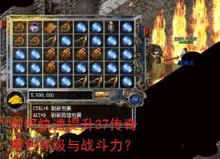如何快速提升37传奇角色等级与战斗力? 如何快速提升37传奇角色等级与战斗力?