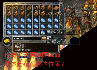 ������ƶ���ͼboss����ֲ�����Щλ�ã�