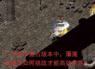 1.76金币复古版本中,屠魔战场该如何挑战才能高效获胜? 1.76金币复古版本中,屠魔战场该如何挑战才能高效获胜?